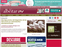 Tablet Screenshot of albeitar.portalveterinaria.com